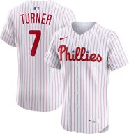 Nike Men's Nike Trea Turner White Philadelphia Phillies Home Elite Jersey