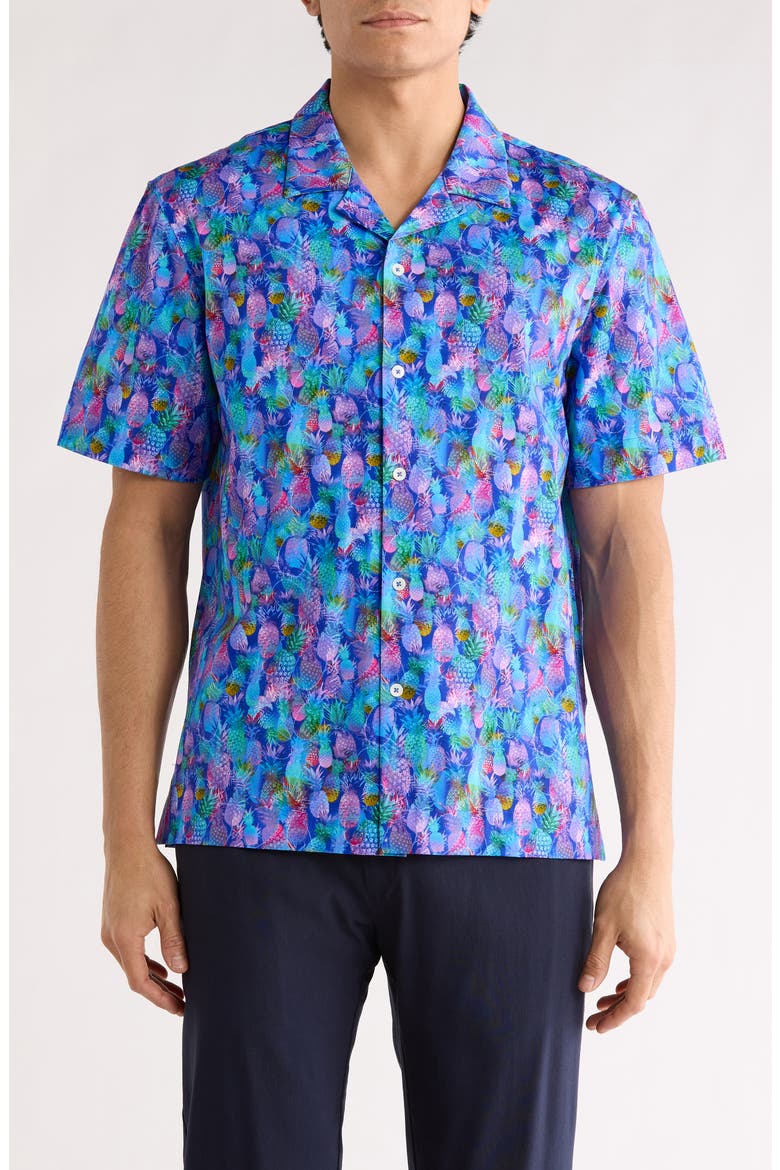 OoohCotton® Camp Shirt, Main, color, CLASSIC BLUE
