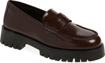Steve Madden Langsten Platform Penny Loafer (Women) | Nordstrom