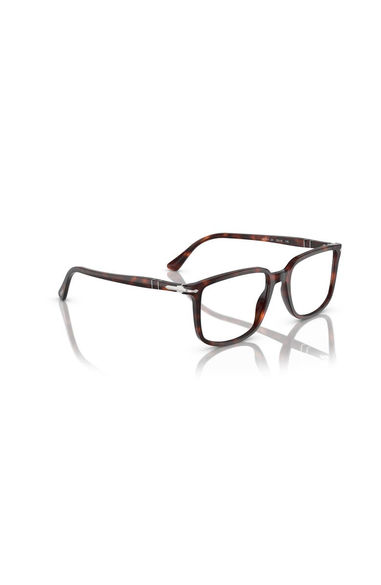 Persol 54mm Rectangle optical glasses, Alternate, color, Tortoise