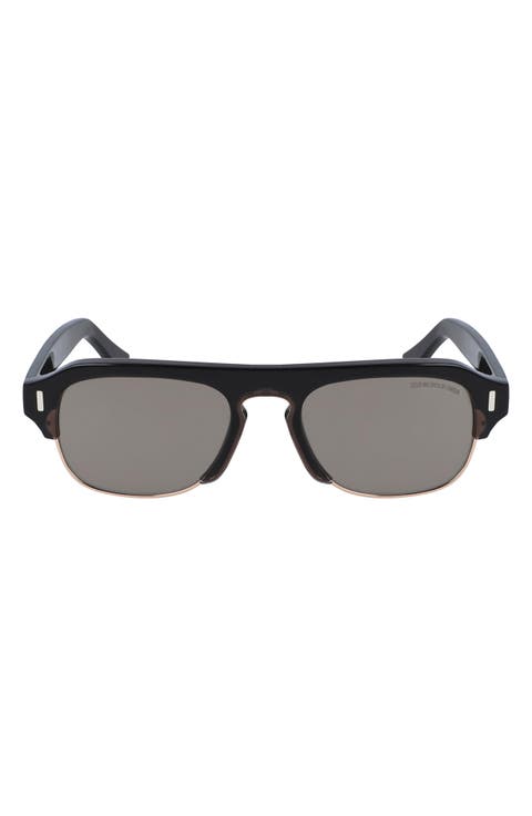 56mm Flat Top Sunglasses