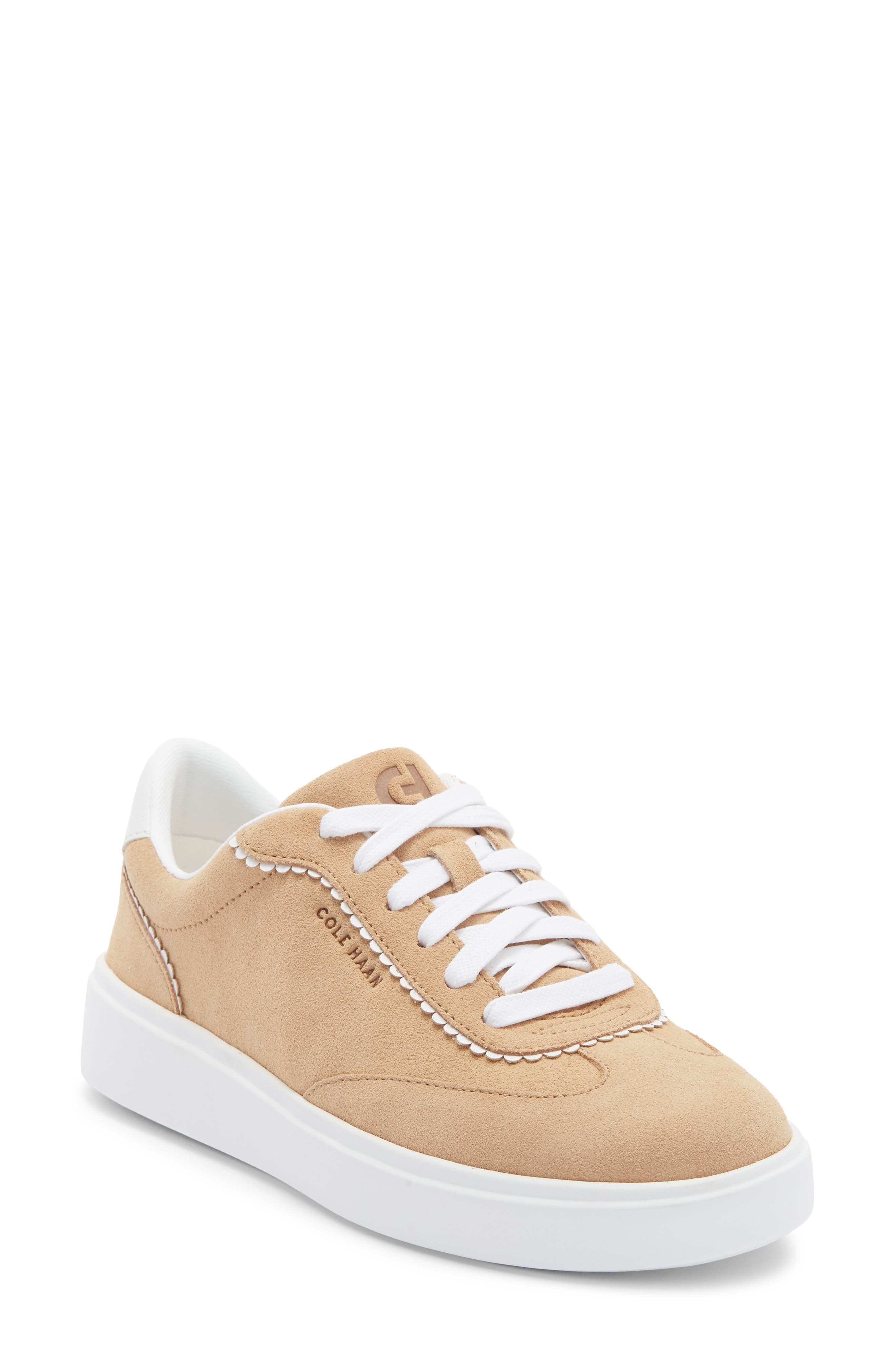  Tuscan Sand Suede/ White