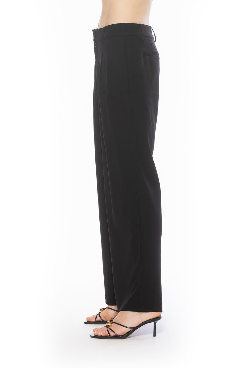 Alexia Admor Quinn Pleated Wide Leg Pants, Alternate, color, Black