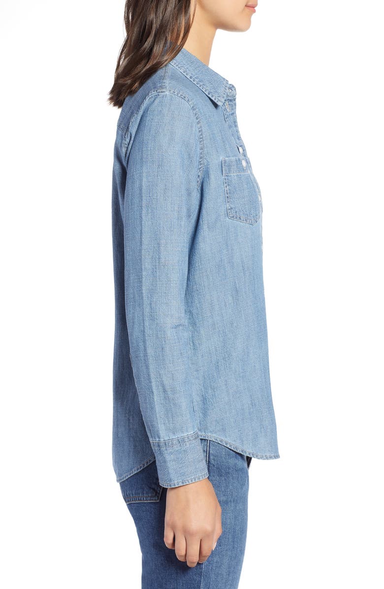 1901 Classic Chambray Shirt, Alternate, color,