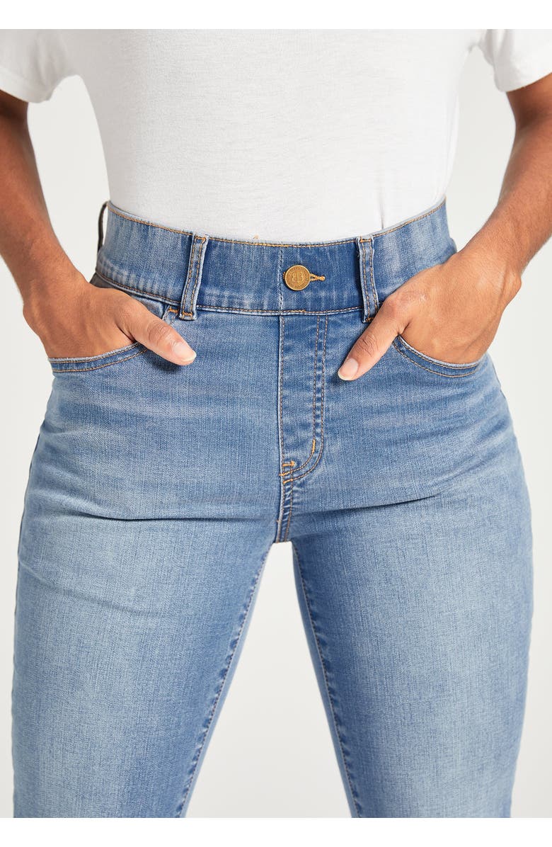 Betabrand Signature Mid-Rise Denim | Bootcut, Alternate, color, Sonora Wash