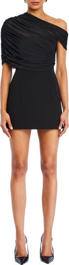 knee length dresses for ladies Selma Mini Crepe Dress – Retrofete main image 1