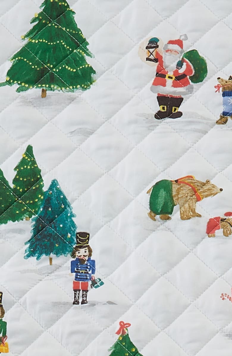 Woven & Weft Santa & Friends Reversible Quilt & Sham Set, Alternate, color, 
