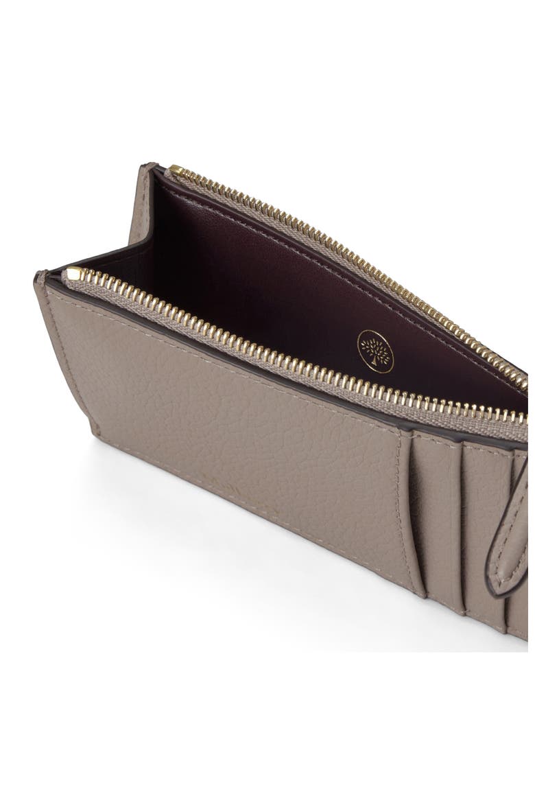 Continental Zipped Long Card Holder, Alternate, color, Cashmere Taupe
