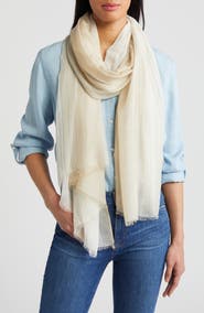 Nordstrom Yarn Dyed Stripe Wrap