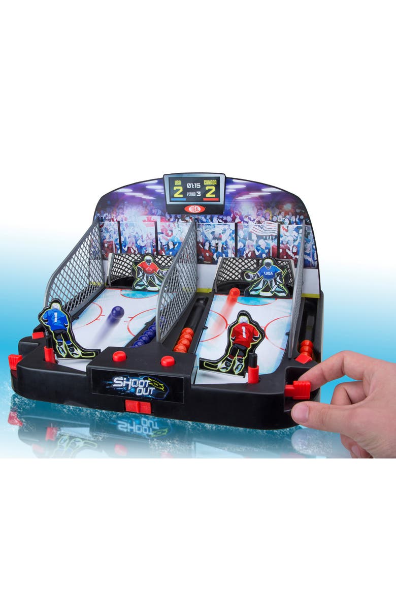 ALEX Big Shot Hockey Tabletop Hockey Arcade Game, Alternate, color, Multicolored