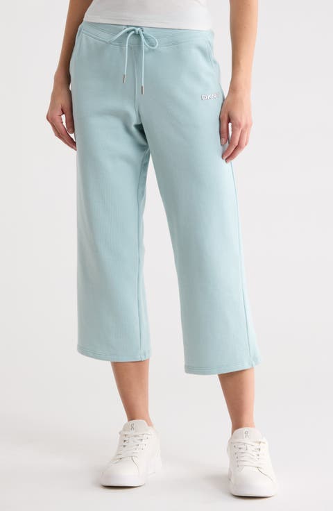 Drawstring Waist Crop Pants