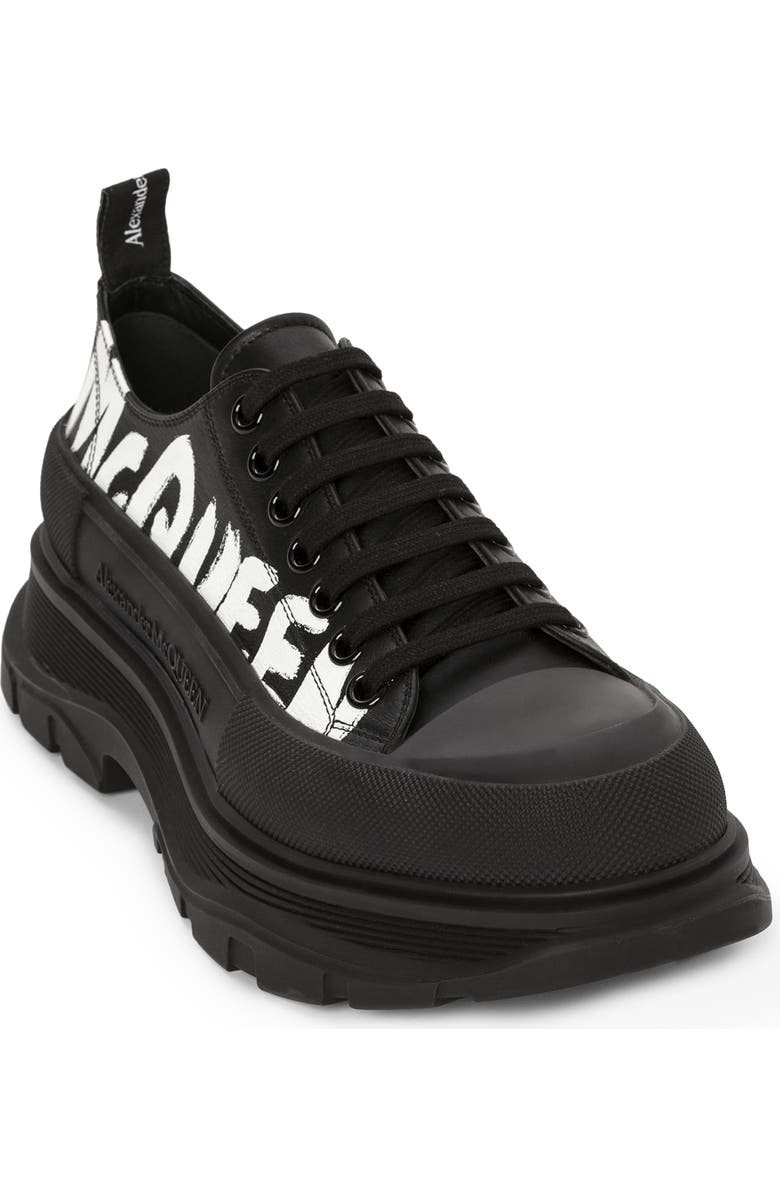 McQueen Tread Slick Graffiti Low Top Sneaker, Main, color,