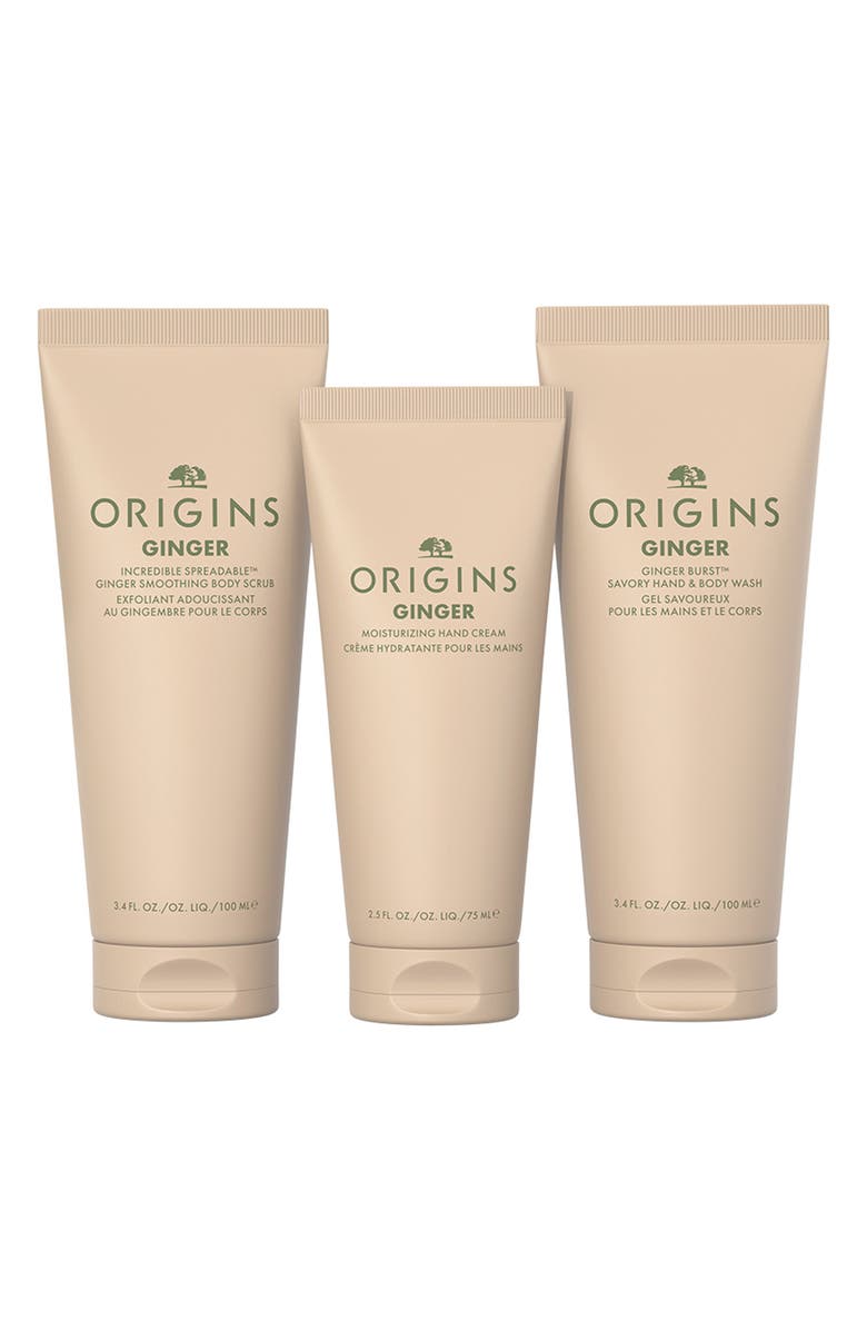 Origins Ginger Body Care 3-Piece Set $54 Value, Alternate, color, 