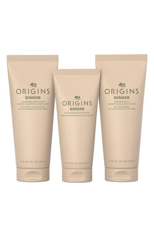 Origins Ginger Body Care 3-piece Set $54 Value In No Color