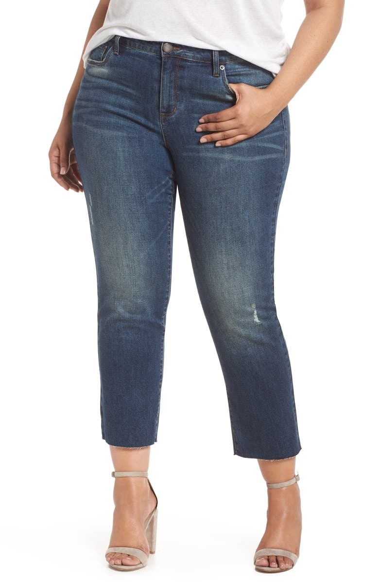 STS Blue Cara Cuffed Slim Straight Jeans, Main, color,