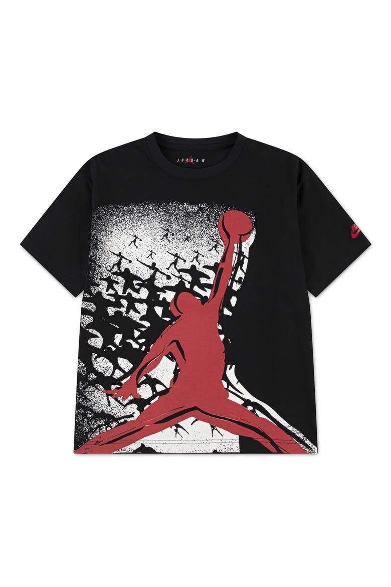 Kids' Jumpman T-Shirt, Main, color, BLACK