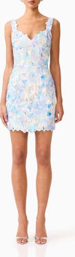 Elliatt Kalissa Floral Embroidery Cocktail Minidress