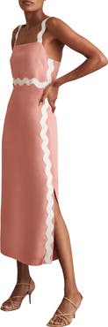 Reiss Asher Rickrack Maxi Dress
