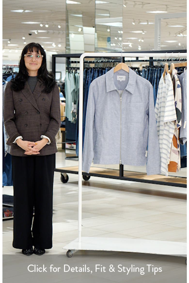 Eldon Cotton & Linen Herringbone Jacket video