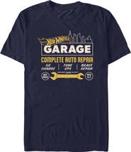 Hot Wheels Men's Hot Wheels Garage Complete Auto Repair  Graphic T-Shirt