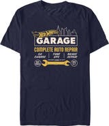 Hot Wheels Men's Hot Wheels Garage Complete Auto Repair Graphic T-Shirt