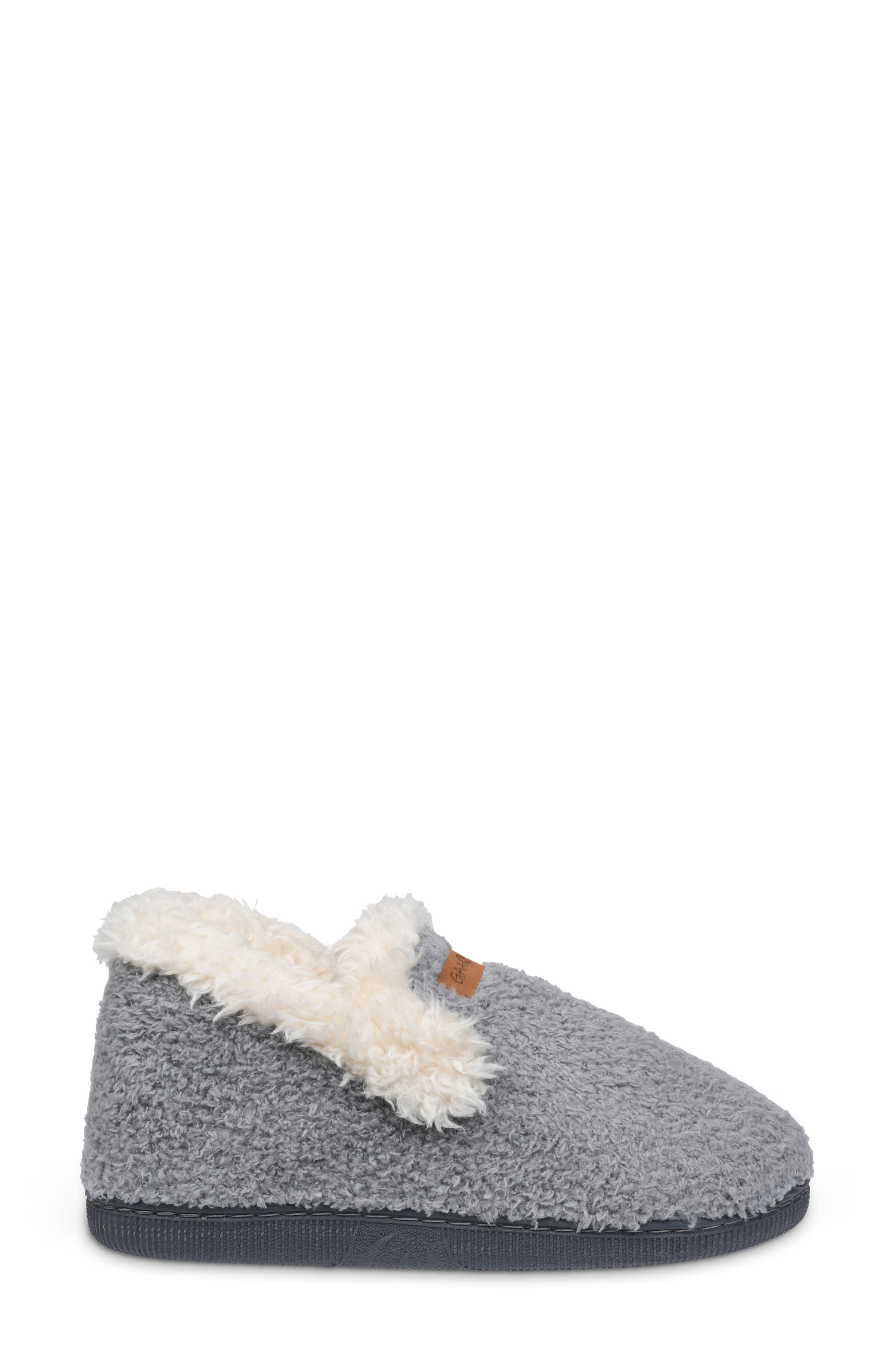 Cozee Faux Fleece Lined Slipper, Alternate, color, GREY