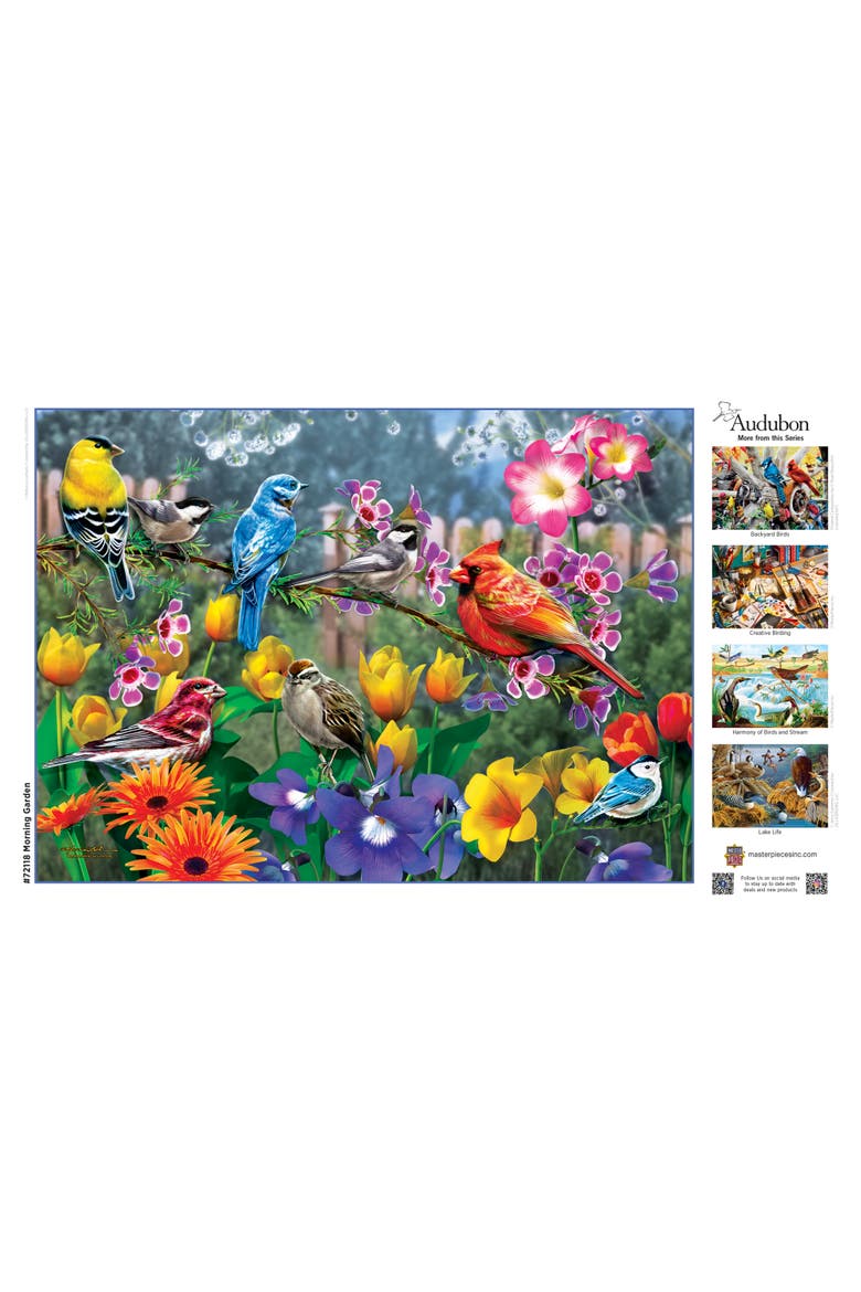 Morning Garden 1000 Piece Jigsaw Puzzle, Alternate, color, Multicolor
