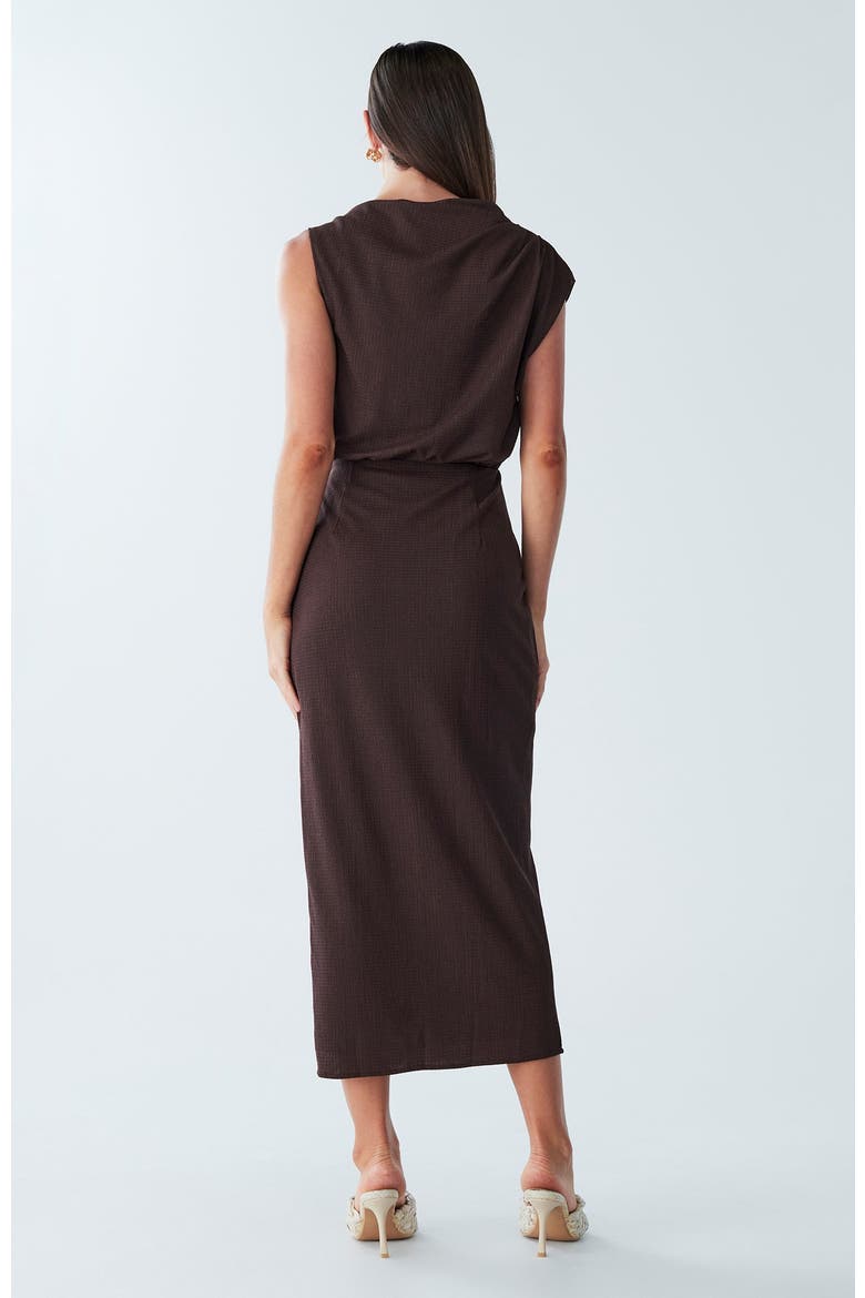 Alias Midi Dress, Alternate, color, Chocolate