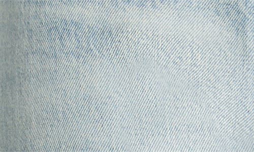 Re/done The Blondie Distressed High-rise Straight-leg Organic Jeans In Blue