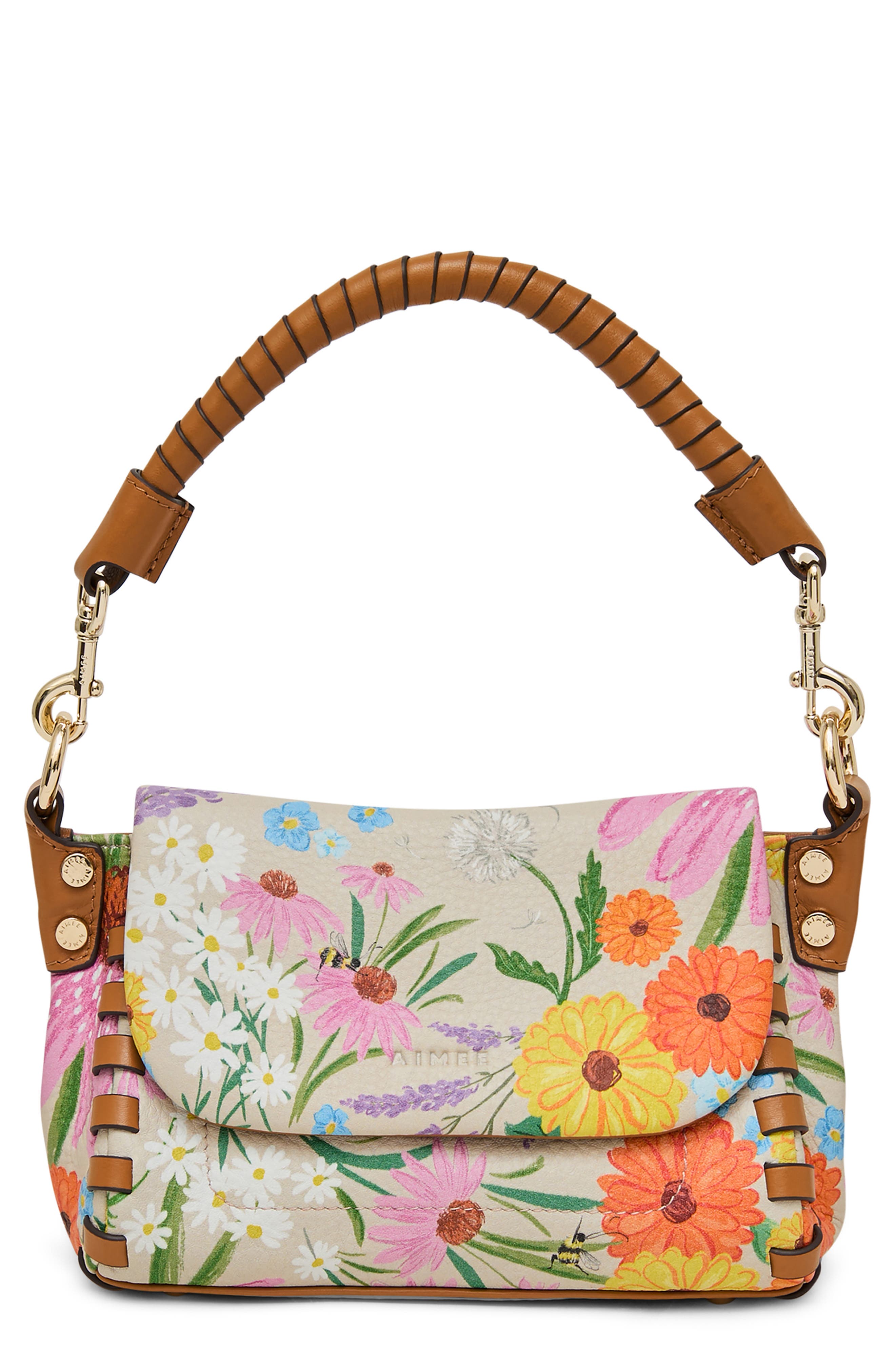 Aimee Mini Zen Leather Crossbody Bag