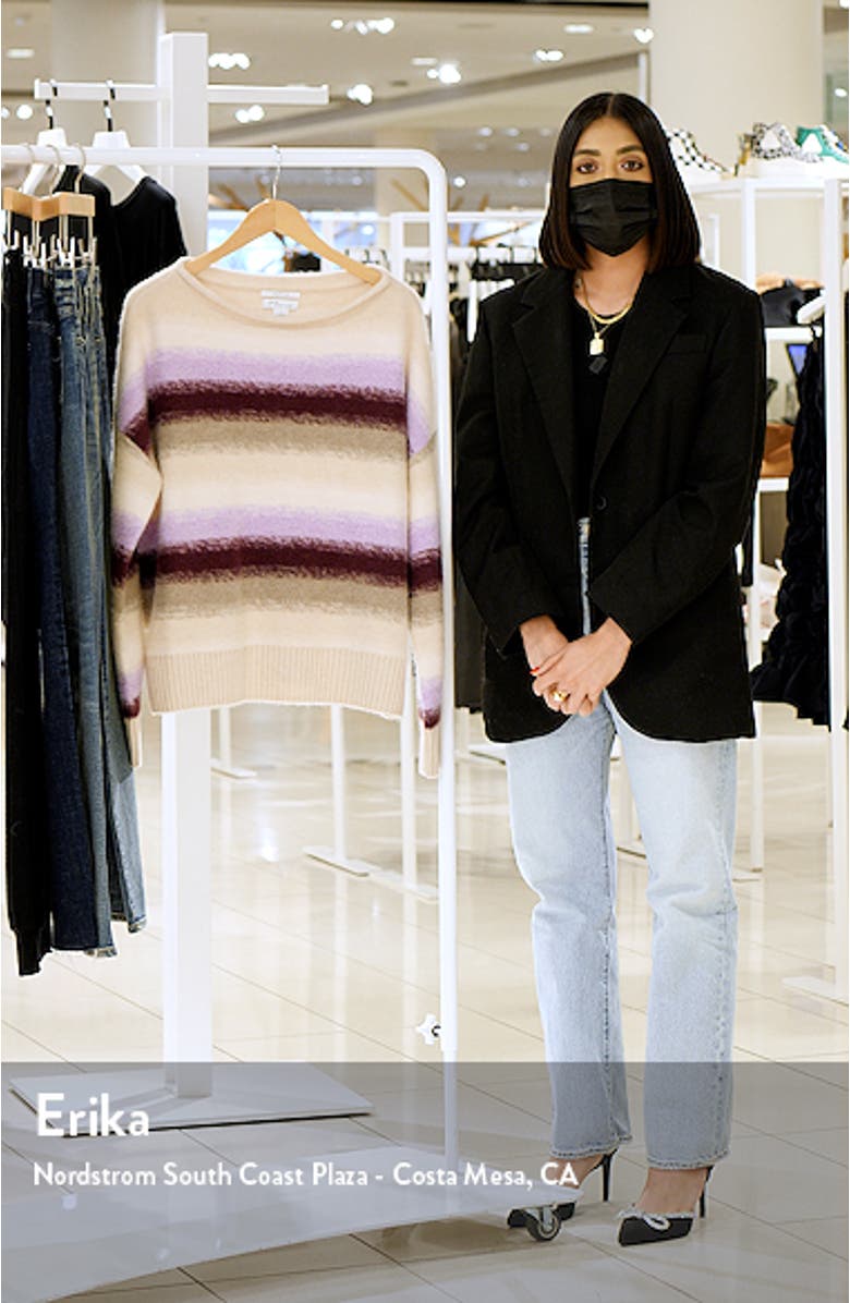 Ombré Stripe Cashmere Sweater, sales video thumbnail