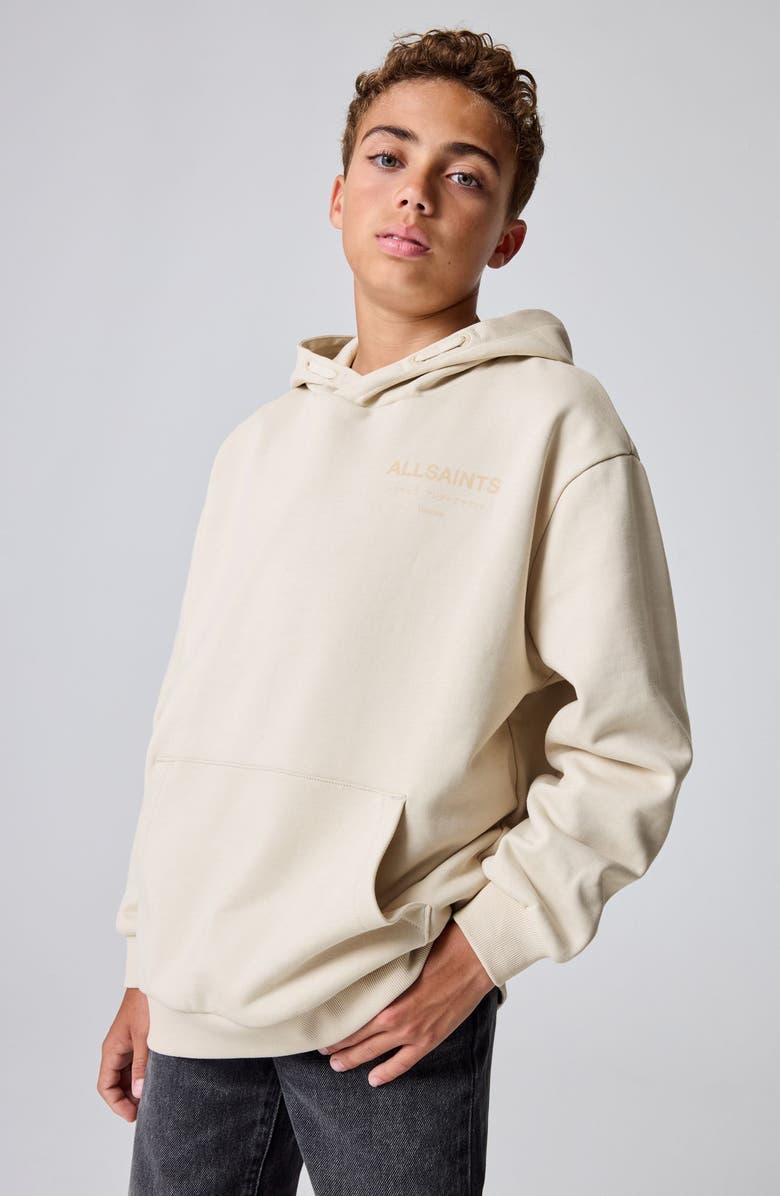 smALLSAINTS by ALLSAINTS Kids' Underground Hoodie, Alternate, color, Neutral