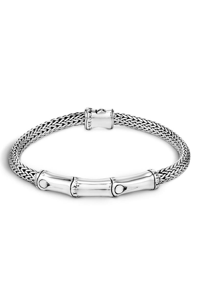 John Hardy Bamboo 4mm Bracelet, Main, color,
