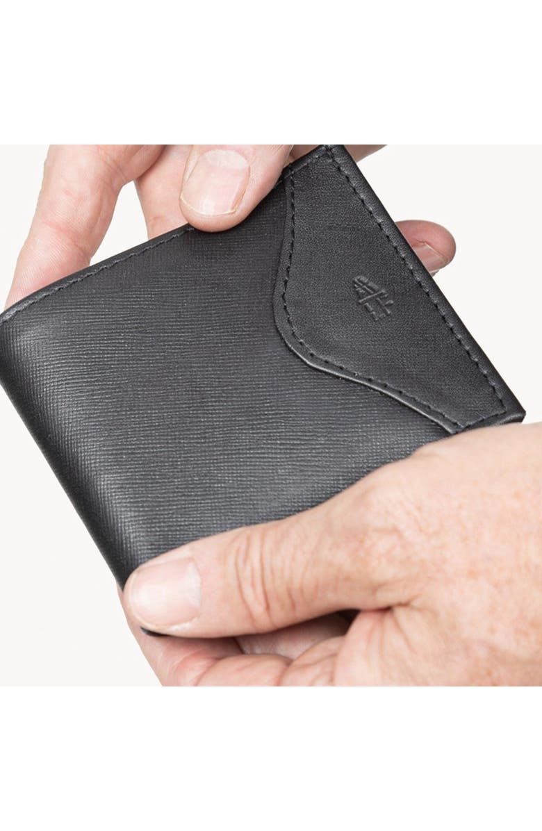 Deux Mains Shotgun Wallet For Him, Alternate, color, Black