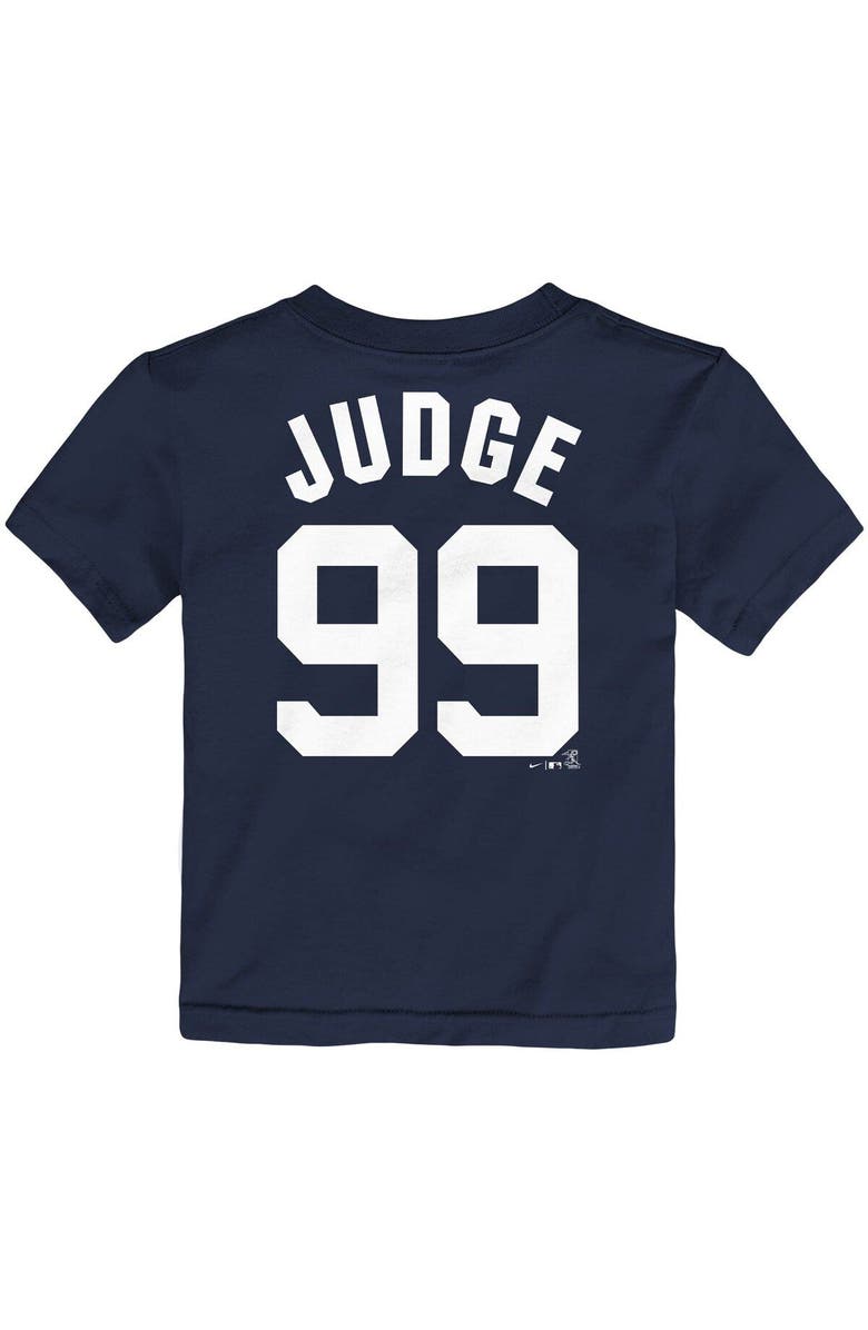 Nike Toddler Nike Aaron Judge Navy New York Yankees Player Name & Number T-Shirt, Alternate, color,