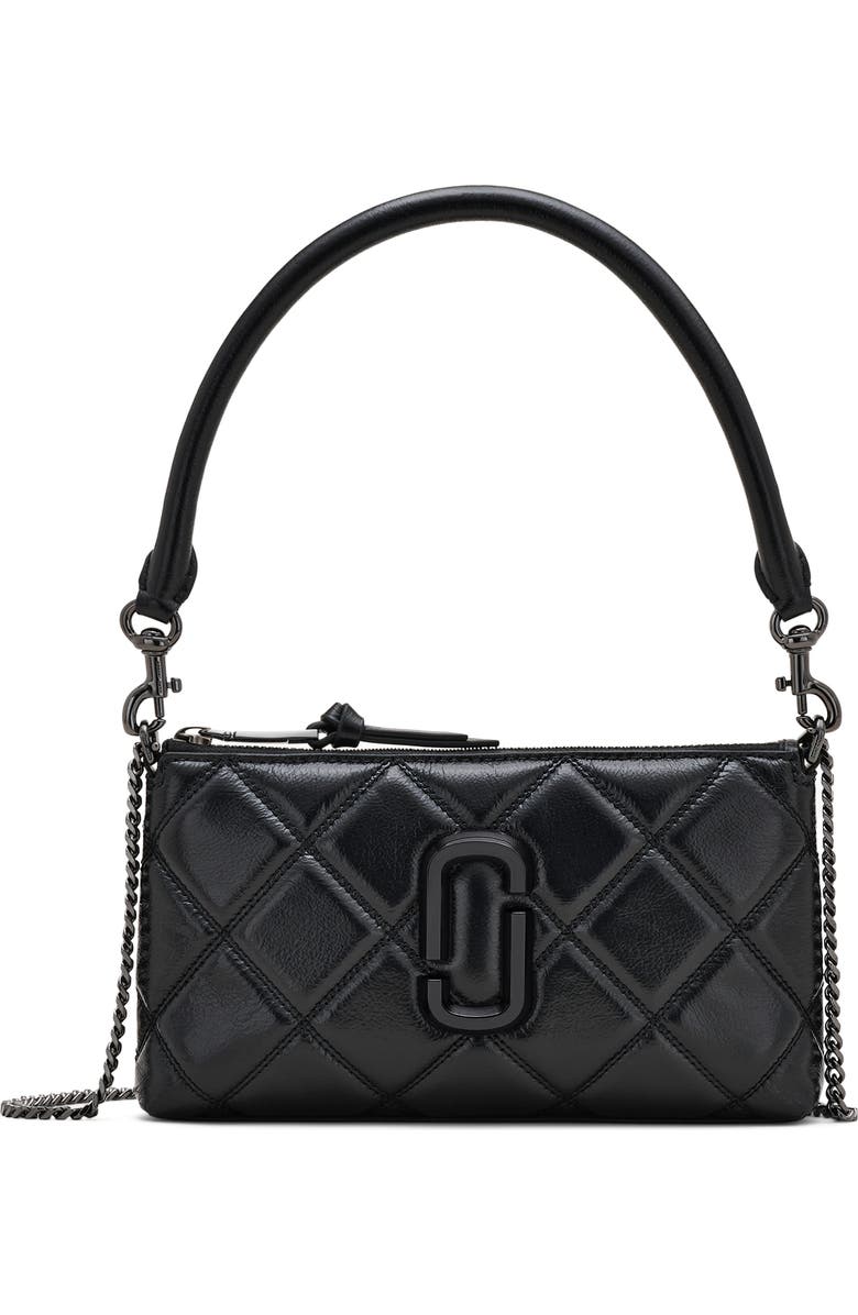 Marc Jacobs The Quilted Snapshot Pochette Bag, Main, color, Black