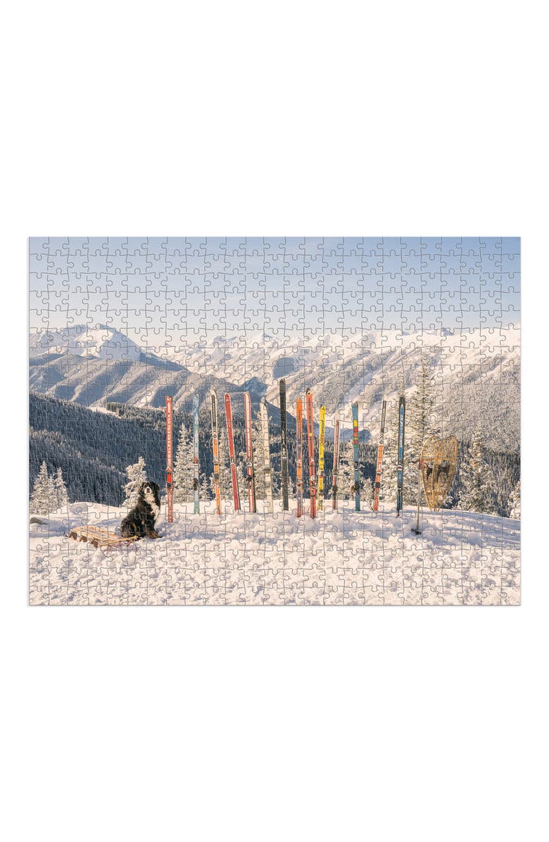 galison Gray Malin Winter 500-Piece Double-Sided Puzzle, Alternate, color, 