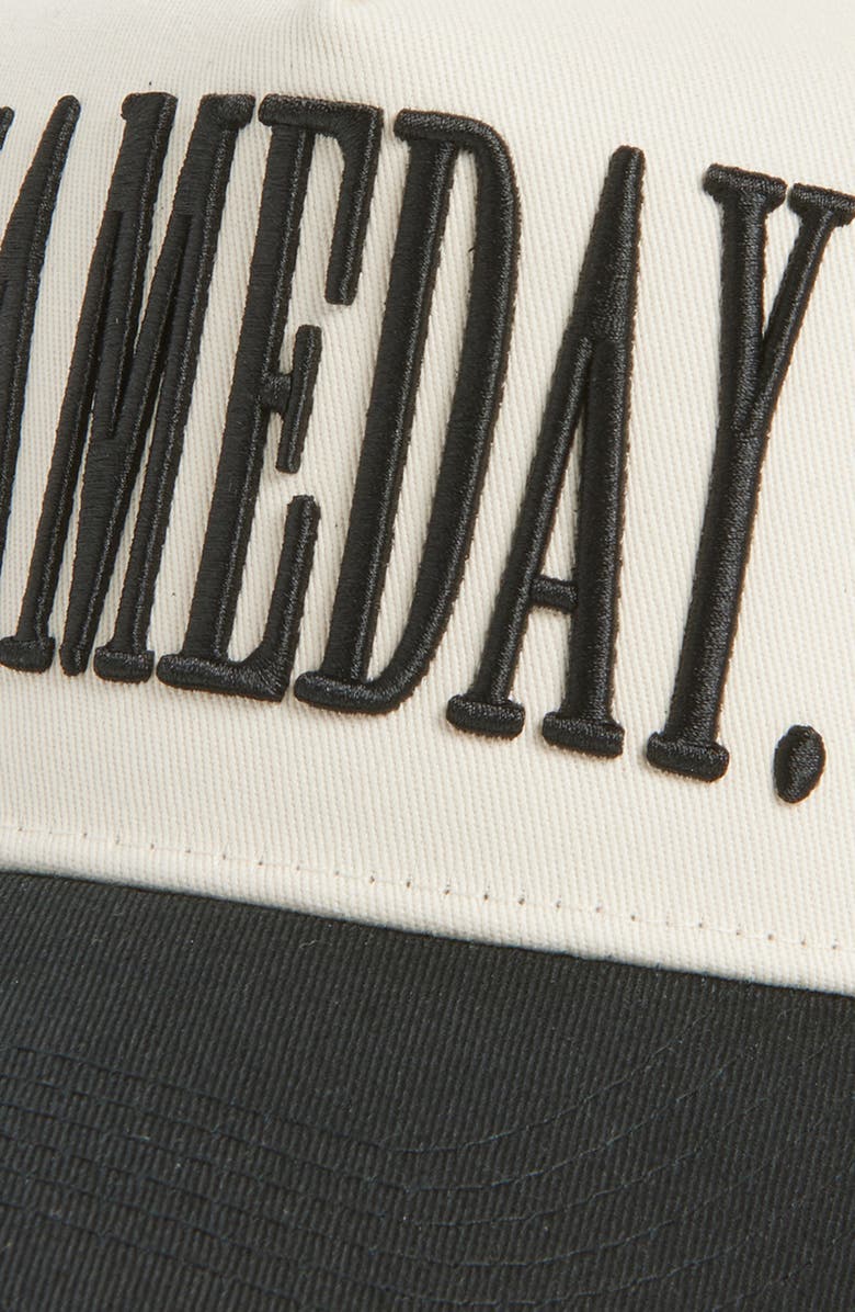 KenzKustomz Gameday Canvas Snapback Baseball Cap, Alternate, color, Black Canvas