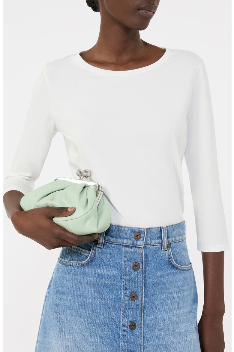 Multia Stretch Cotton Top, Main, color, WHITE