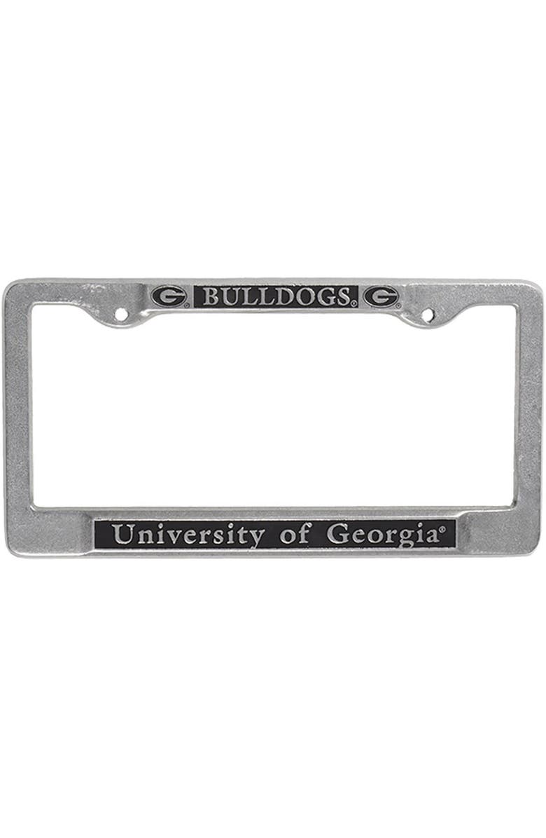 CARSON INDUSTRIES Pewter Georgia Bulldogs Team Name License Plate Frame, Main, color, 