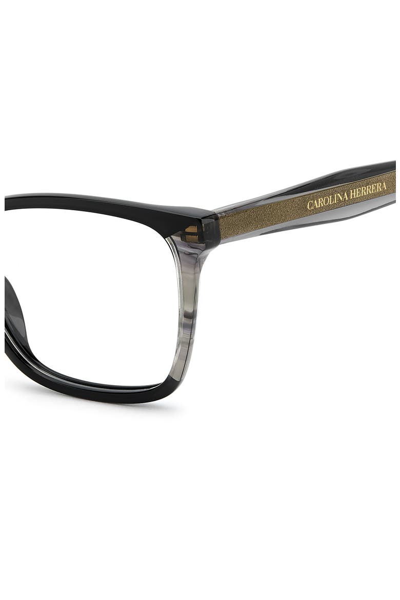 53mm Rectangular Reading Glasses, Alternate, color, BLACK