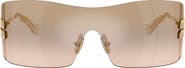 Miu Miu 144mm Oversize Shield Sunglasses