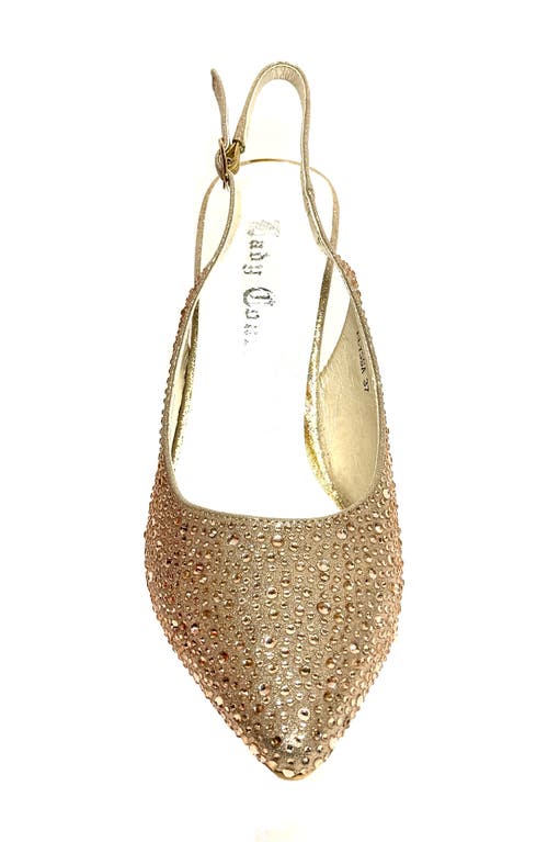 Lady Couture Slingback Pump In Champagne