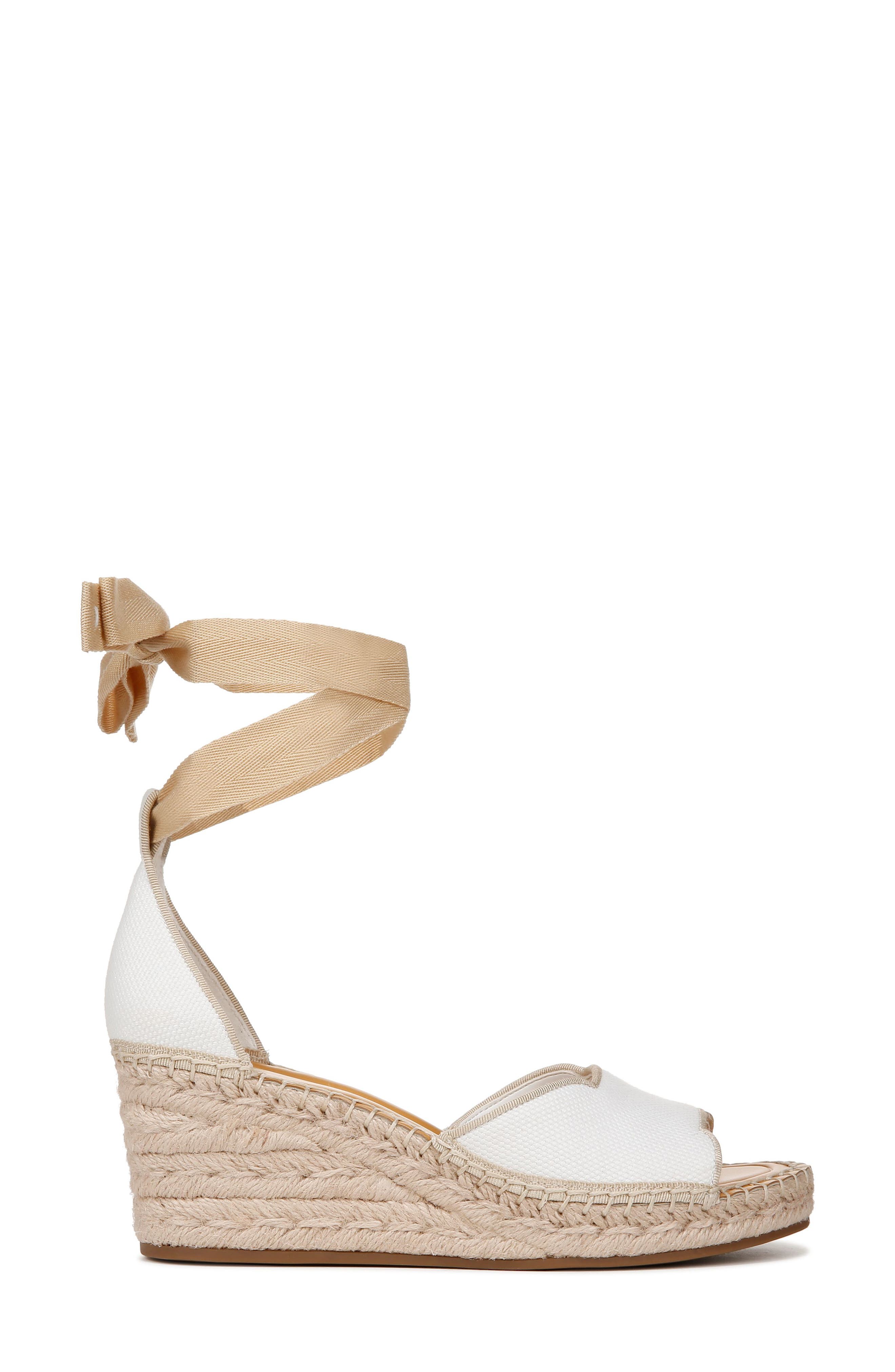 SARTO by Franco Sarto Casey Ankle Wrap Espadrille Platform Wedge Sandal, Alternate, color, 