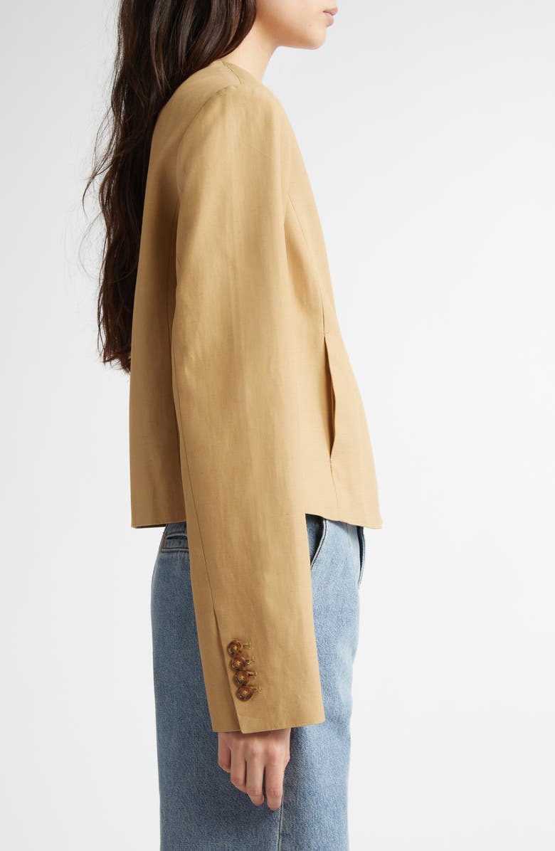 LOULOU DE SAISON Malli Double Breasted Crop Jacket, Alternate, color, 