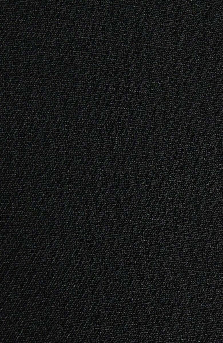 Valentino Garavani Ruffle Trim Crepe Couture Minidress, Alternate, color, Black