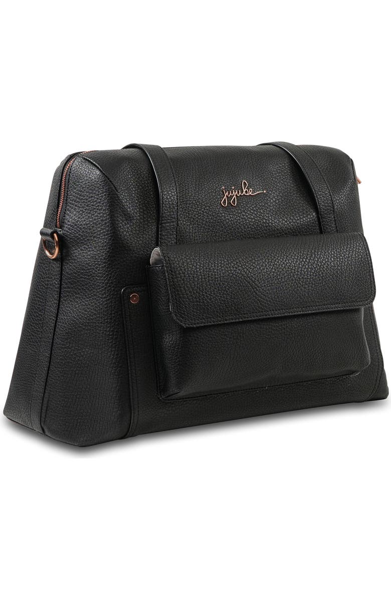 JuJuBe Ju-Ju-Be Ever Collection Wherever Faux Leather Weekend Diaper Bag, Alternate, color,