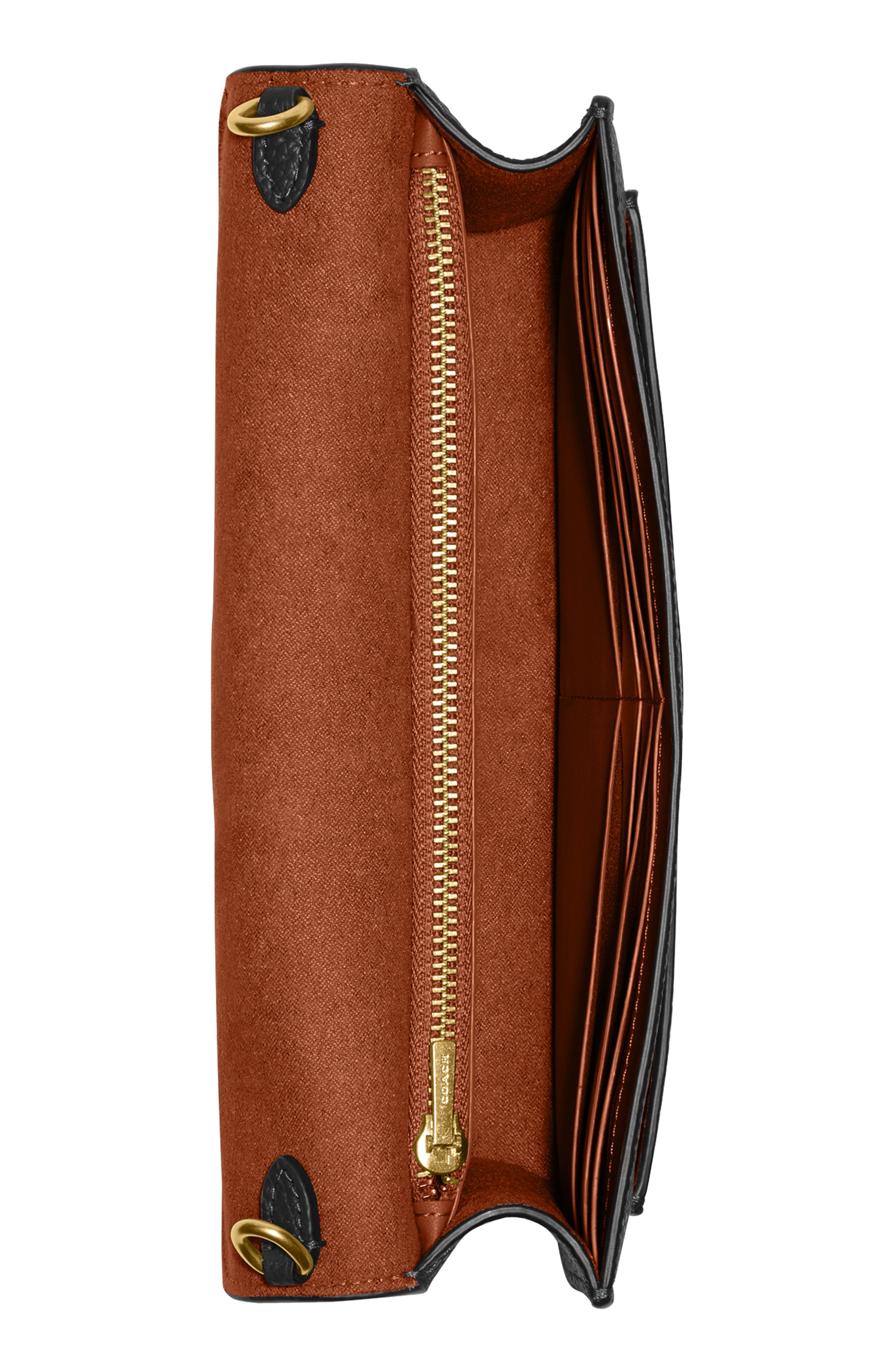 COACH Tabby Chain Clutch, Alternate, color, B4/ Black