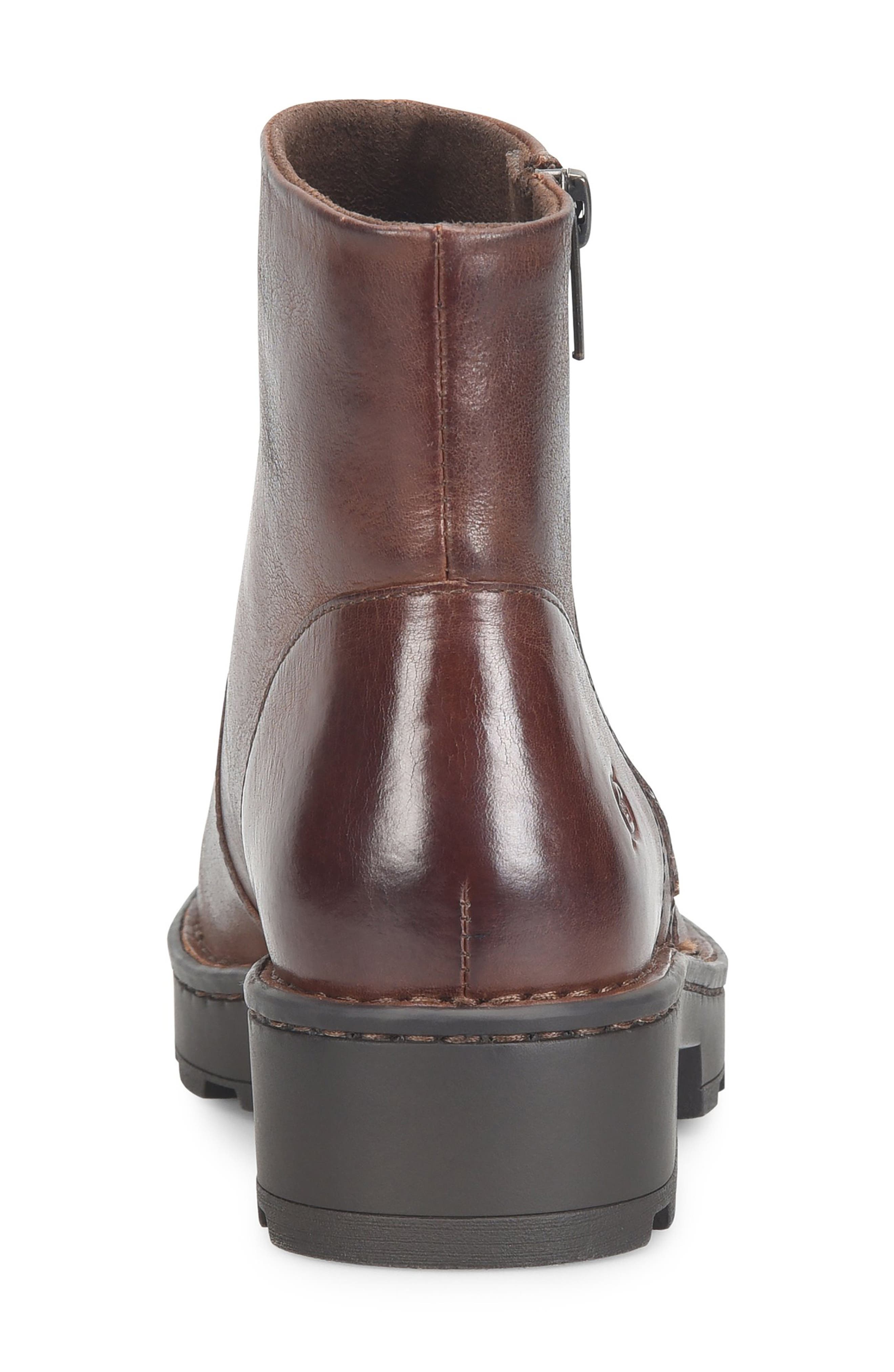 Børn Tricia Zip Ankle Boot, Alternate, color, Brown