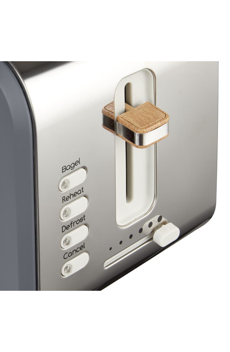 Swan Nordic 2 Slice Toaster, Alternate, color, Gray